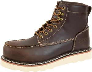 Adtec Rancho Men's 6 In Moc Toe Oil and Slip Resistant EH Rated Composite Toe Safety Industrial Work Boot