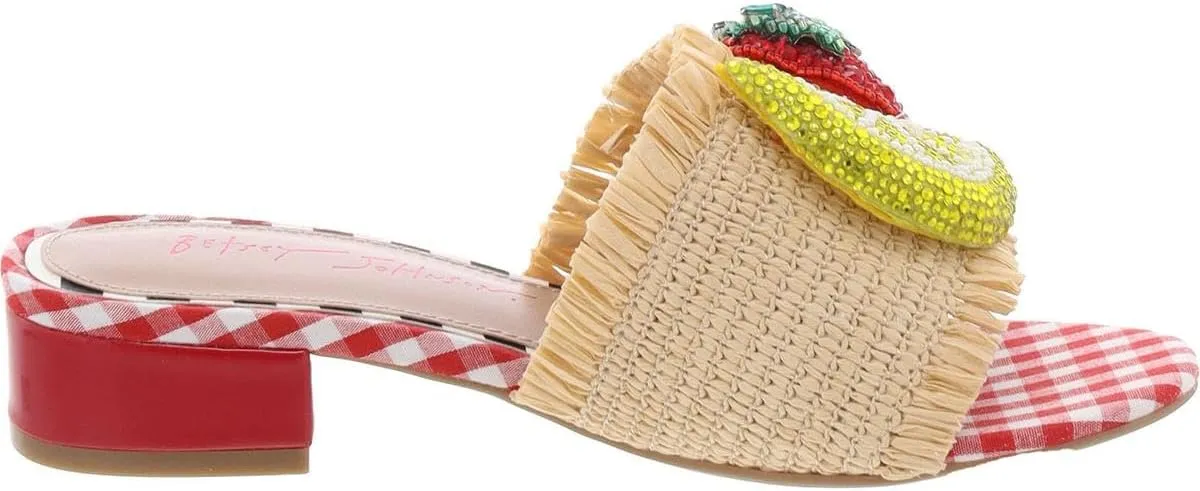 Betsey Johnson Women's Lindyy Slide Sandal