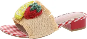 Betsey Johnson Women's Lindyy Slide Sandal