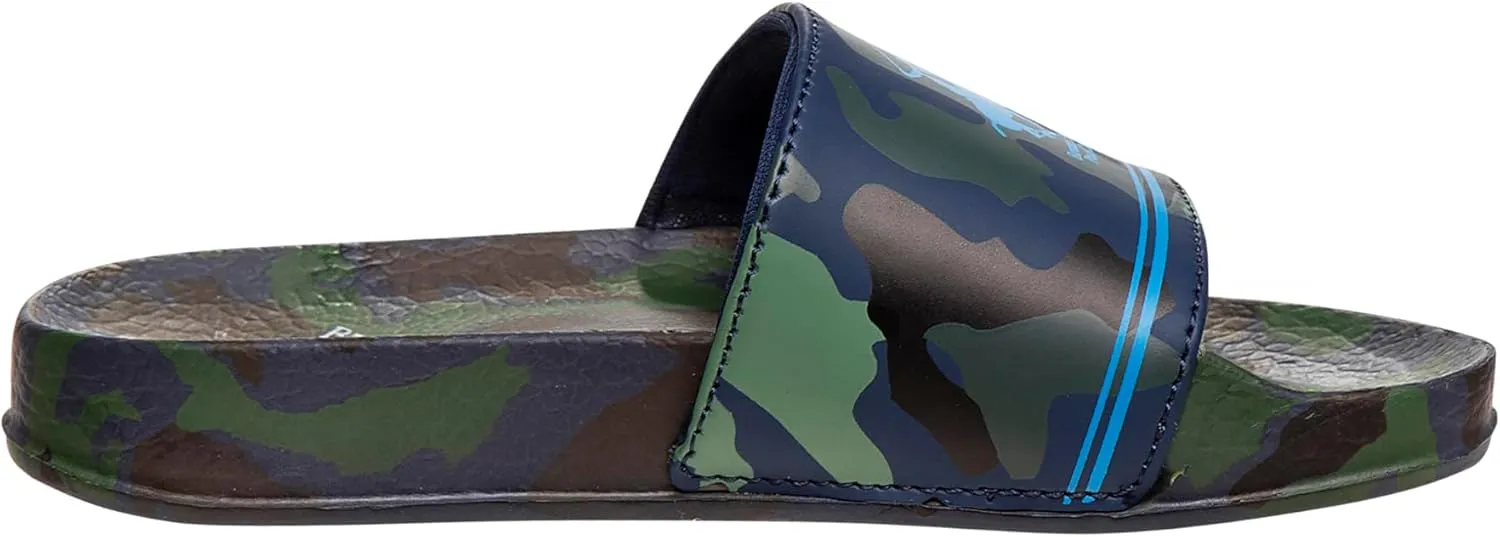 Beverly Hills Polo Club Boy's Slides Comfortable Non-Slip Sandals (Toddler-Big Kid)