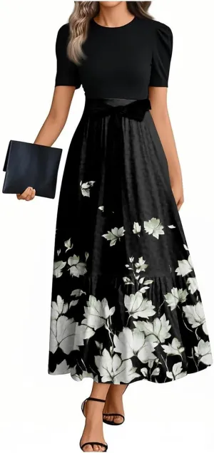 Boho Maxi Dresses for Women 2025, High Waisted Casual Trendy Summer Dresses Beach Vacation Womens Sundresses