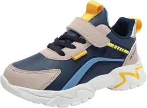 Boys Girls Running Shoes Kids Chunky Platform Toddler Sneakers Lightweight Lace Up Tennis Shoes Gym Athletic Shoes