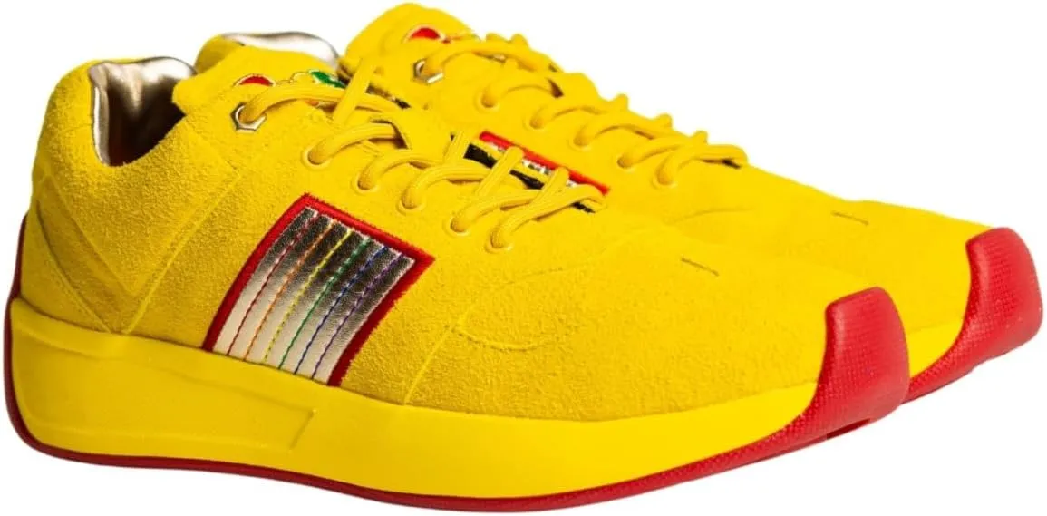 Brites, Fashion Sneakers. Mens and Womens Comfortable Trendy Sneakers with Climate-Control Insole and Rainbow Design
