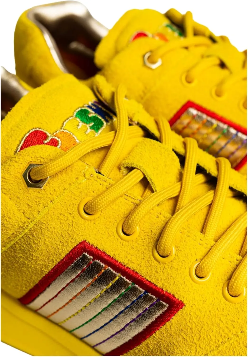 Brites, Fashion Sneakers. Mens and Womens Comfortable Trendy Sneakers with Climate-Control Insole and Rainbow Design