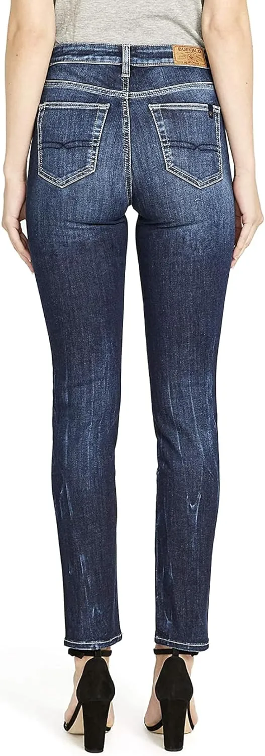 Buffalo David Bitton Women's Carrie Mid Rise Slim Jeans