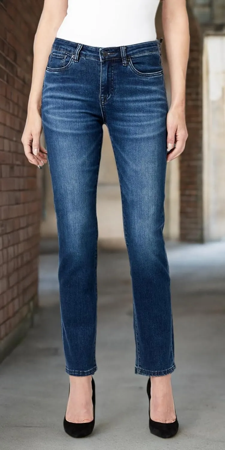 Buffalo David Bitton Women's Carrie Mid Rise Slim Jeans