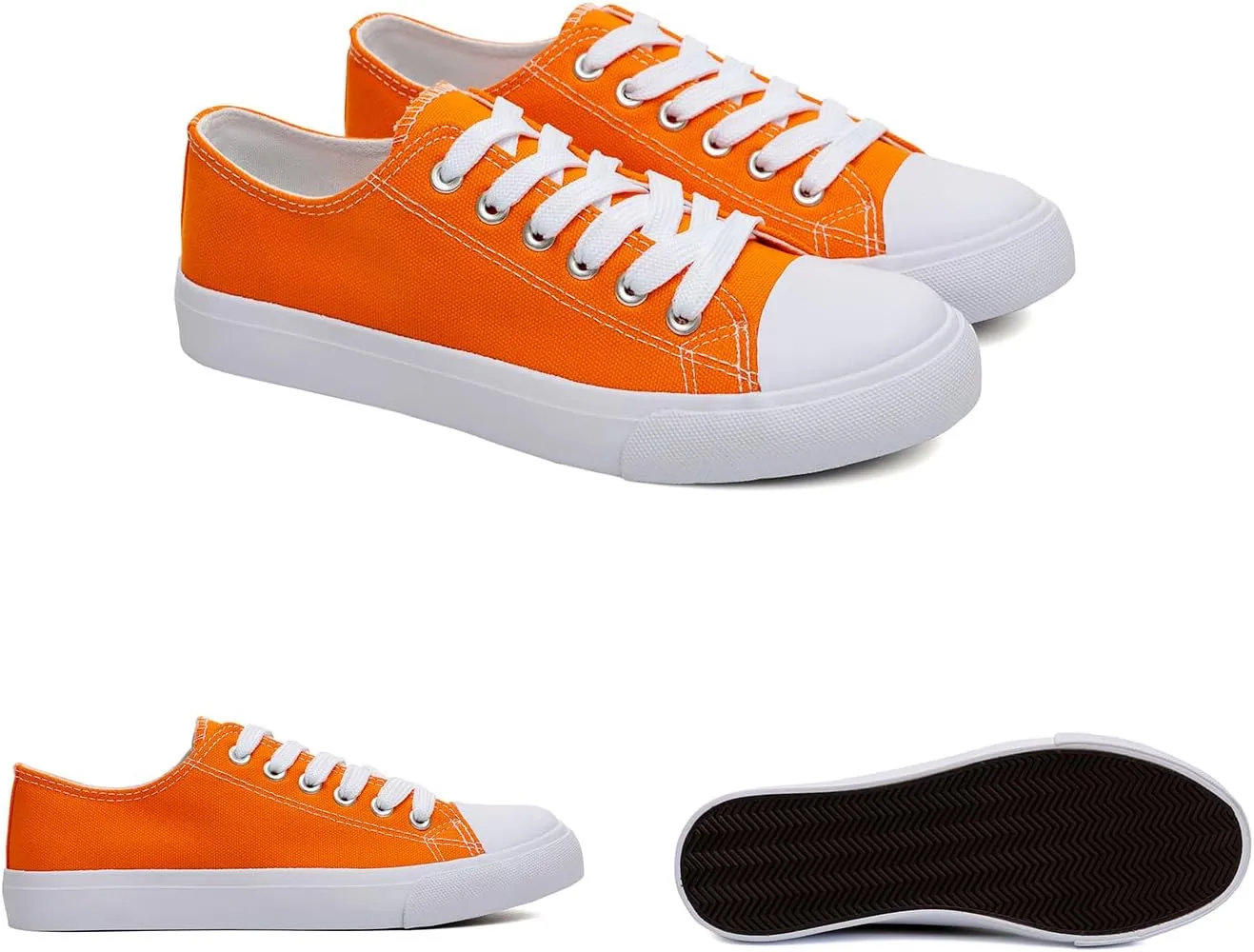 Canvas Shoes for Women Casual Low Top Sneakers Fashion Womens Tennis Shoes for Everyday Wear