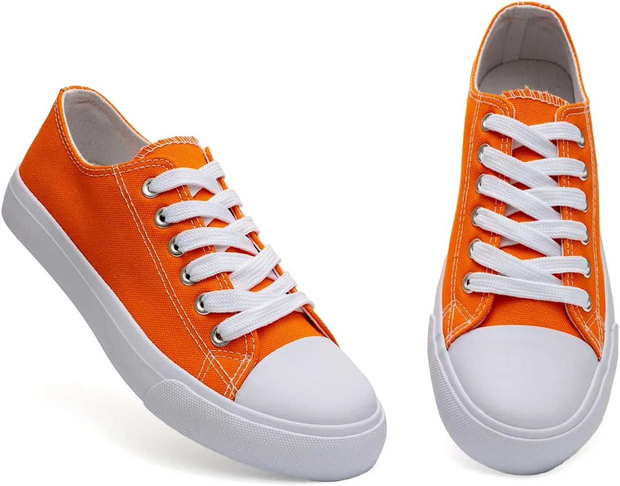 Canvas Shoes for Women Casual Low Top Sneakers Fashion Womens Tennis Shoes for Everyday Wear