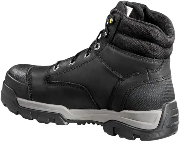 Carhartt Men's 6" Energy Black Waterproof Composite Toe CME6351 Industrial Boot