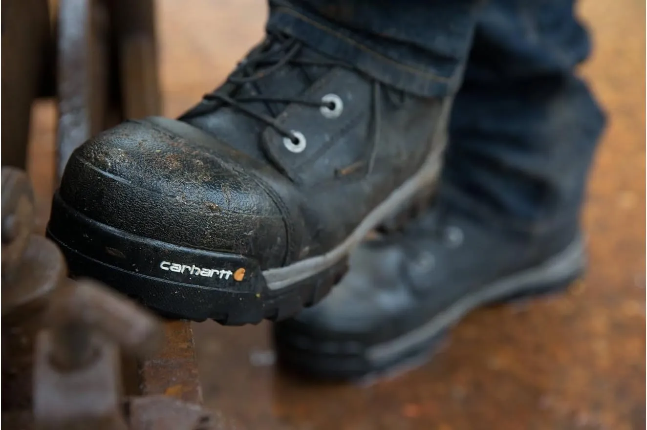 Carhartt Men's 6" Energy Black Waterproof Composite Toe CME6351 Industrial Boot
