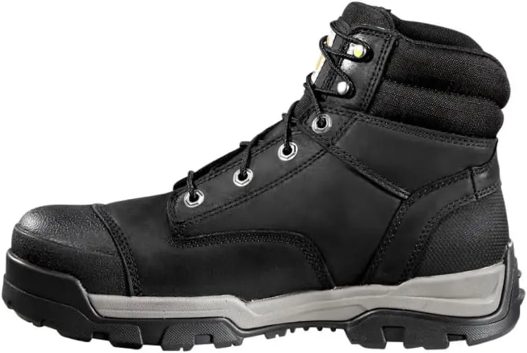 Carhartt Men's 6" Energy Black Waterproof Composite Toe CME6351 Industrial Boot