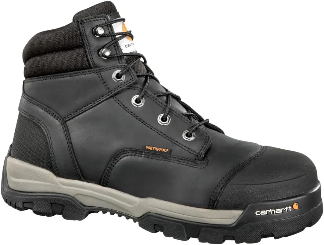 Carhartt Men's 6" Energy Black Waterproof Composite Toe CME6351 Industrial Boot
