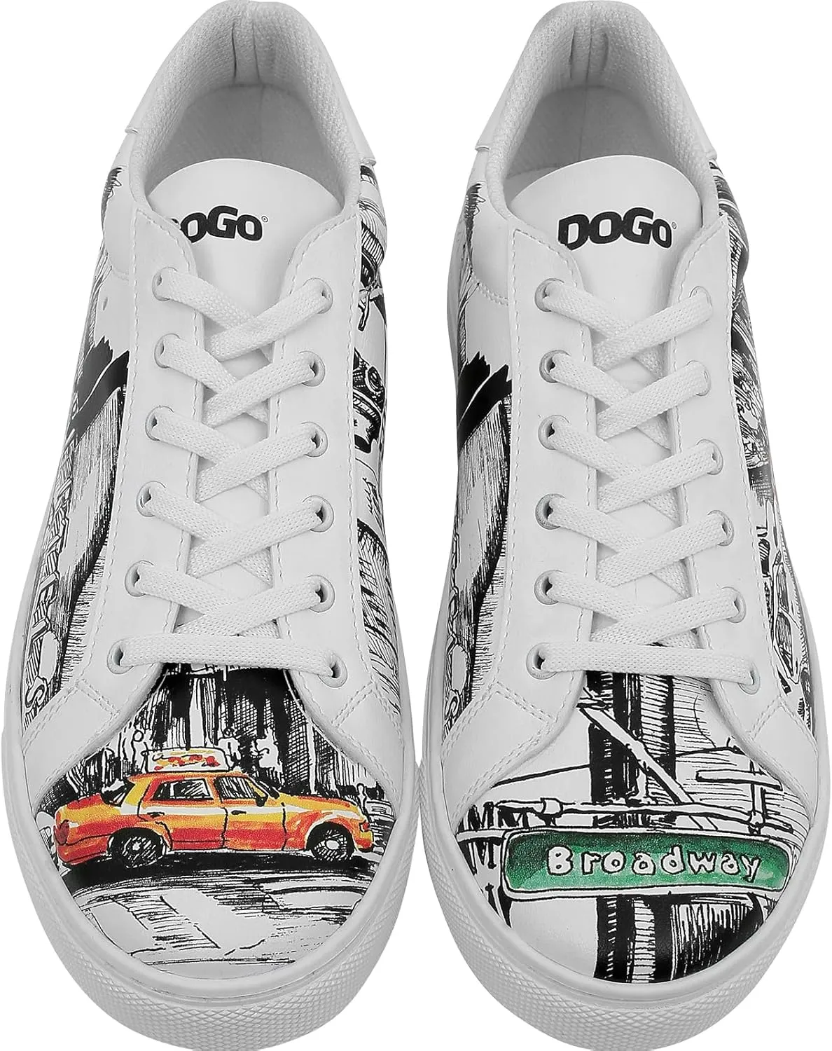 Casual Sneakers for Men - Vegan Leather and Unique Design Walking Sneakers for Men