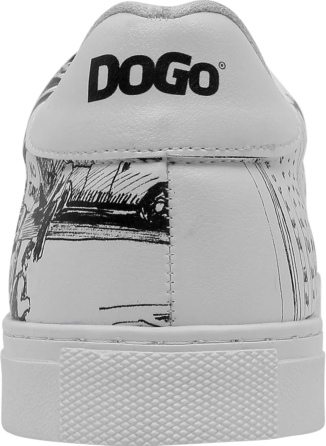 Casual Sneakers for Men - Vegan Leather and Unique Design Walking Sneakers for Men