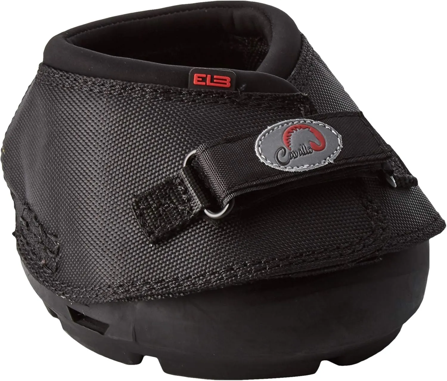 Cavallo Horse & Rider DELBR-3 ELB Regular Sole Hoof Boot, Size 3, Black