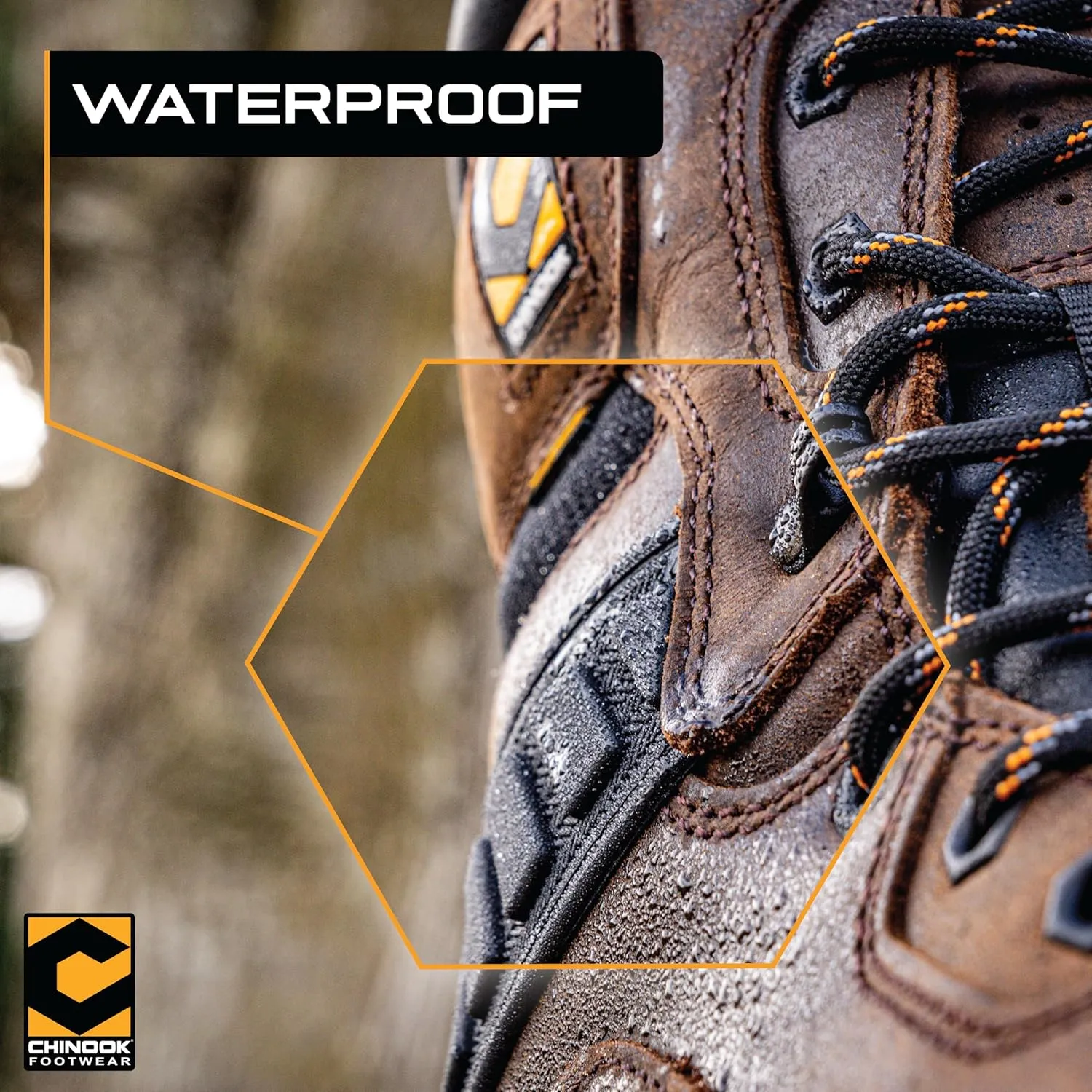 Chinook Footwear Scorpion 9" Composite Toe Industrial & Construction Waterproof Work Boots