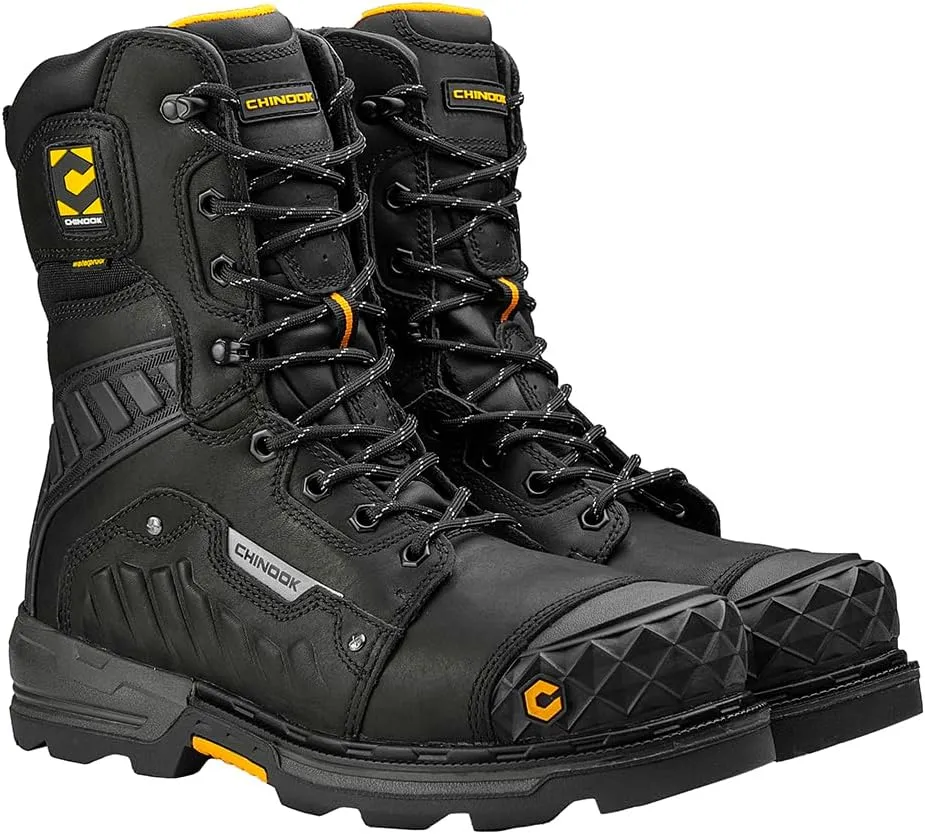 Chinook Footwear Scorpion 9" Composite Toe Industrial & Construction Waterproof Work Boots