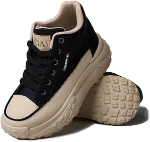 Chunky Sneakers for Women,Platform White Mesh Dad Walking Shoes,Comfortable Breathable Casual Fashion Running Shoes