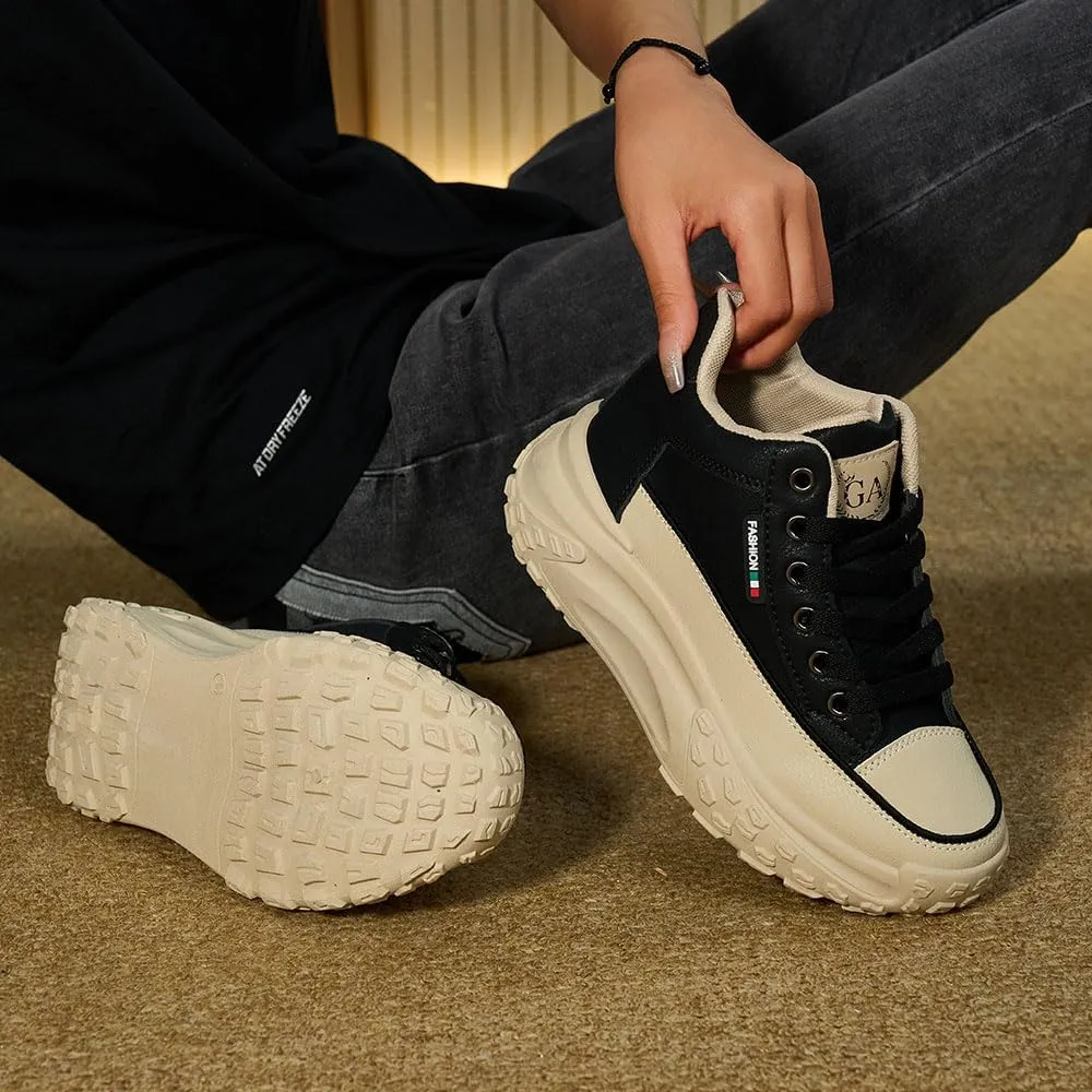 Chunky Sneakers for Women,Platform White Mesh Dad Walking Shoes,Comfortable Breathable Casual Fashion Running Shoes