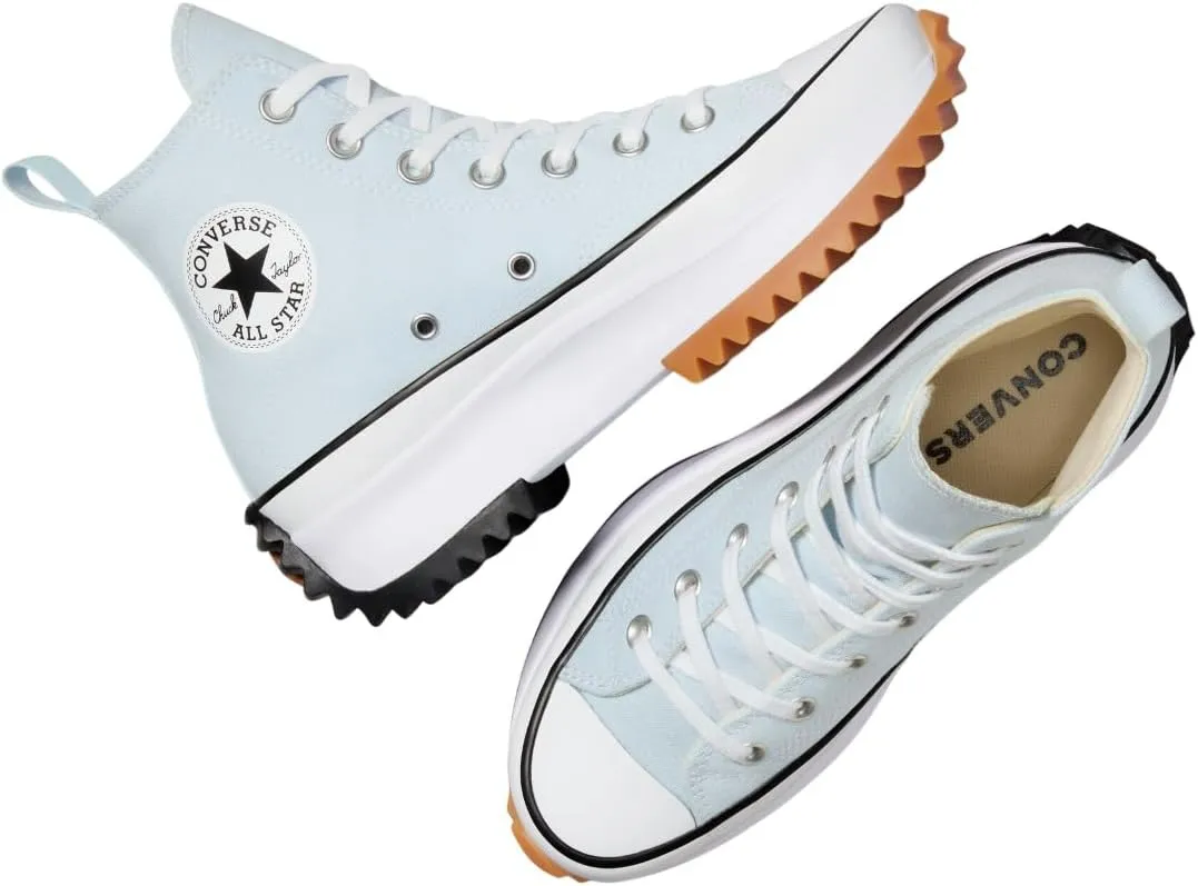 Converse Run Star Hike Canvas Platform Unisex High Top Sneakers (Winter Slay Blue/White/Black, US Footwear Size System, Adult, Men, Numeric, Medium, 5)
