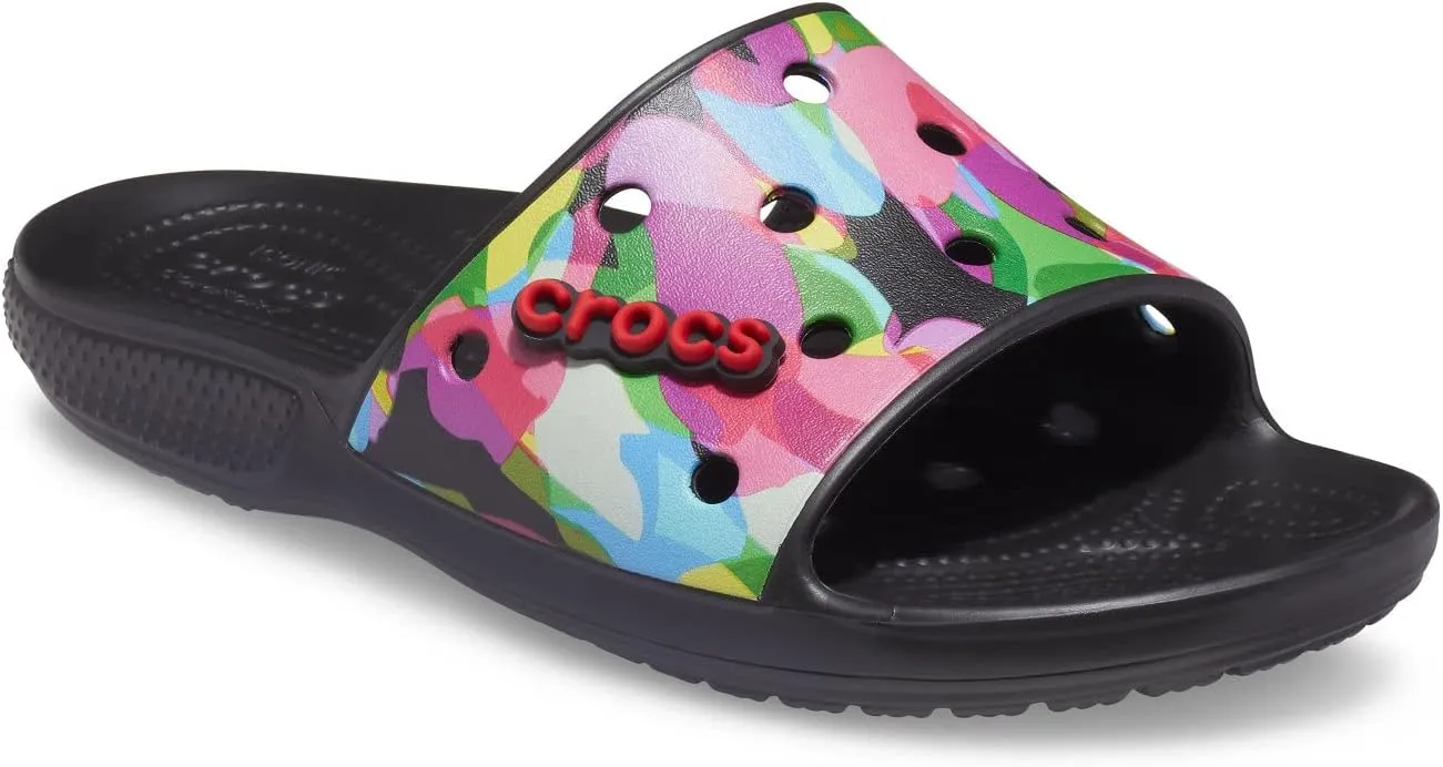 Crocs Unisex-Adult Classic Graphic Slide