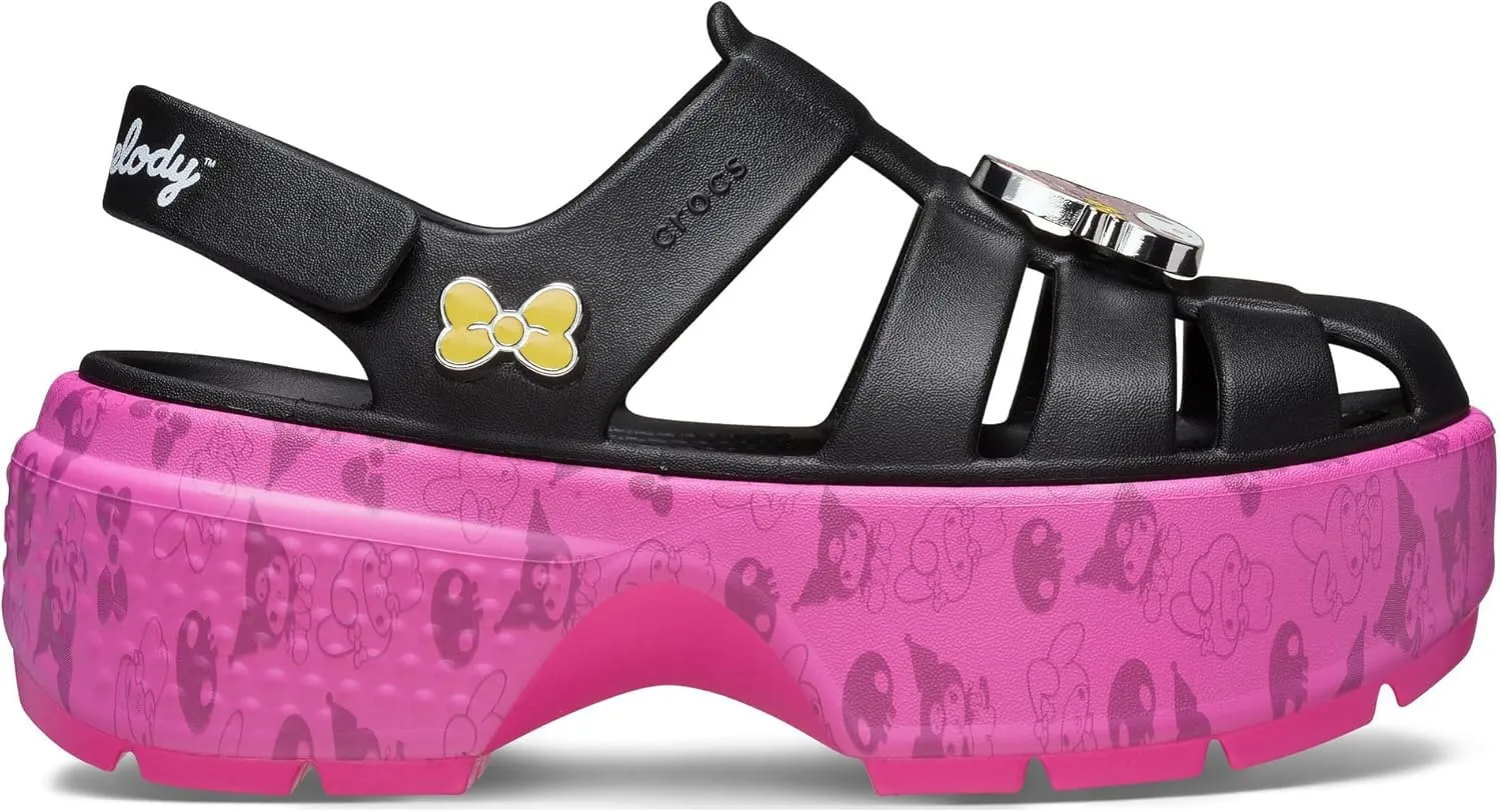 Crocs Unisex-Adult Sanrio Stomp Sandals Platform