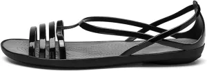 CROSSBABY Women's Open Toe Colorful Neon Jelly Flat Sandals,Summer T-Strap Rainbow Gladiator Clear Rain Shoes Slip on Beach Casual Width Toe Sandals