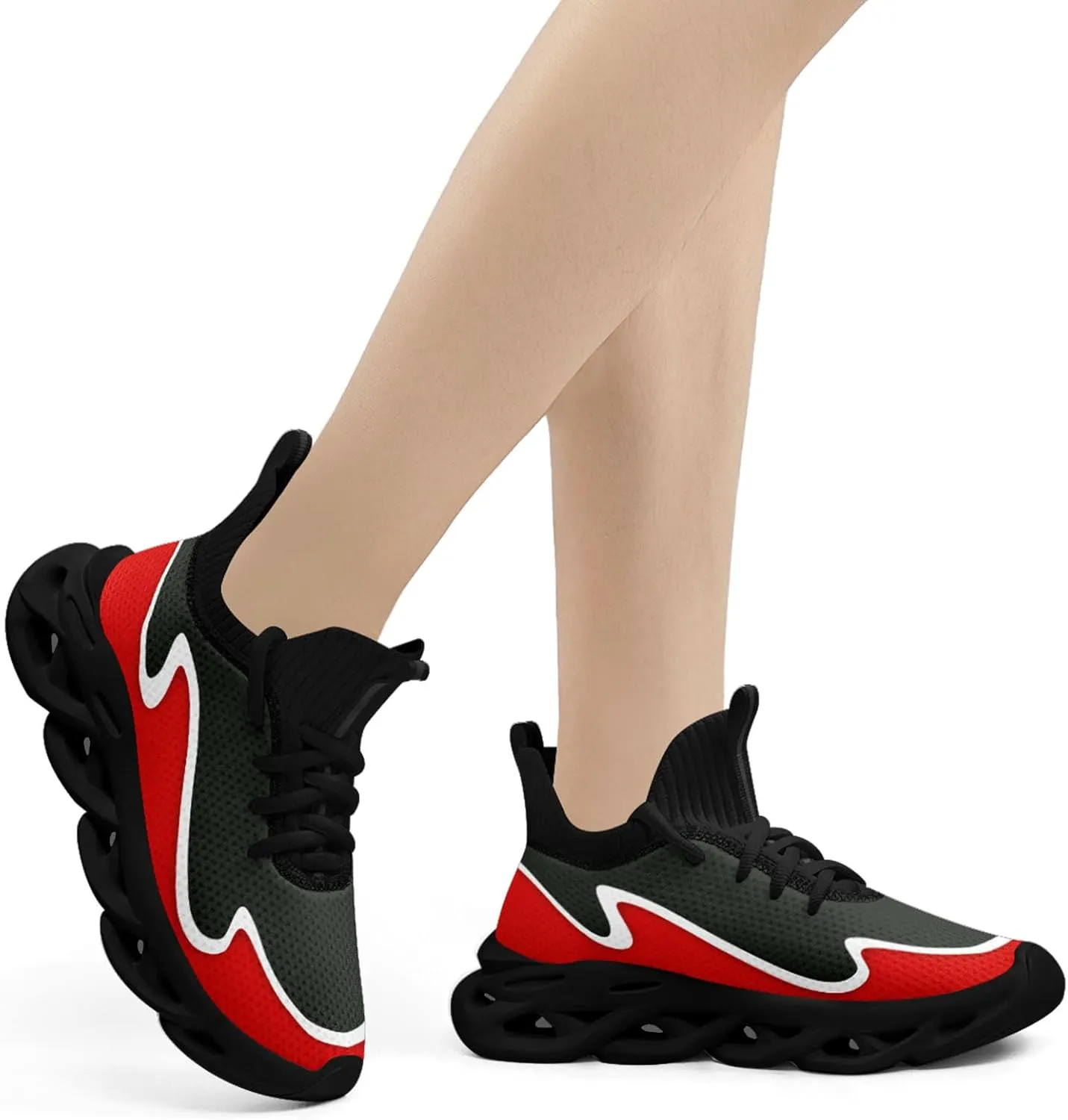 Custom Running Shoes Baseball Shoes Athletic Sneakers Breathable Workout Gym Slip-on Shoes Personalized Name Fan Gift