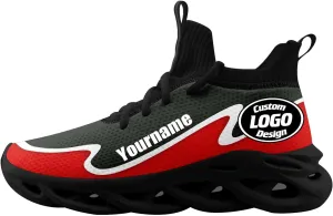 Custom Running Shoes Baseball Shoes Athletic Sneakers Breathable Workout Gym Slip-on Shoes Personalized Name Fan Gift
