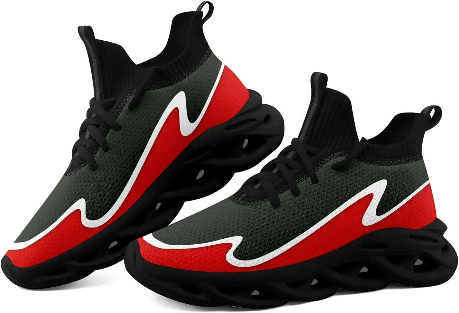 Custom Running Shoes Baseball Shoes Athletic Sneakers Breathable Workout Gym Slip-on Shoes Personalized Name Fan Gift