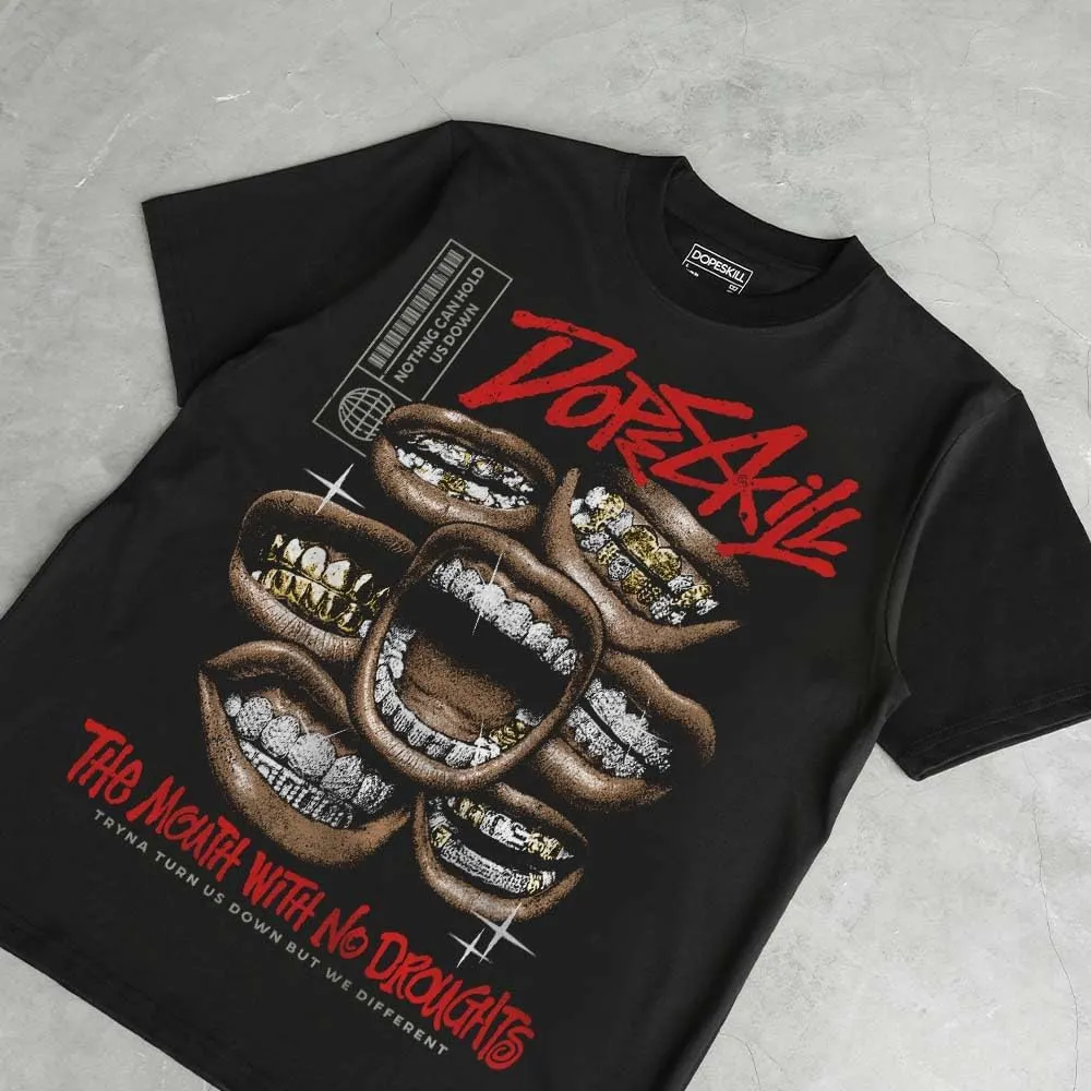 DopeSkill Graphic Tee BOGO Streetwear Hip Hop Hypebeast Unisex T-Shirt Sneaker Colour Matching Shirts Rapper Mouth