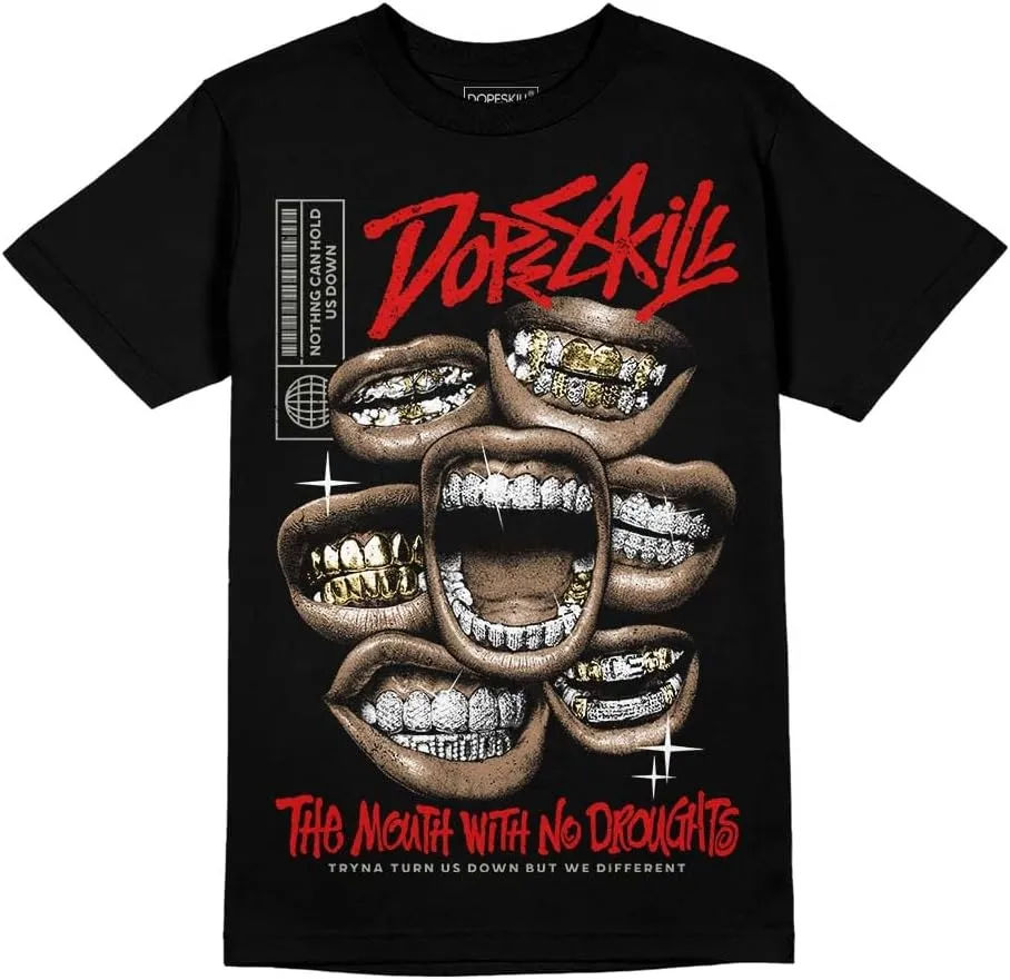 DopeSkill Graphic Tee BOGO Streetwear Hip Hop Hypebeast Unisex T-Shirt Sneaker Colour Matching Shirts Rapper Mouth