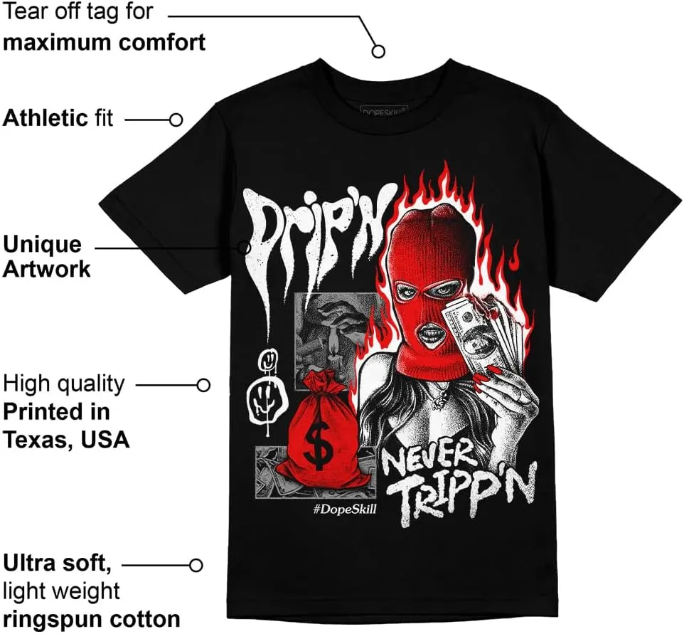 DopeSkill Graphic Tee Streetwear Hip Hop Hypebeast Street Style Unisex T-Shirt Sneaker Colour Matching Shirts Cool Flexing