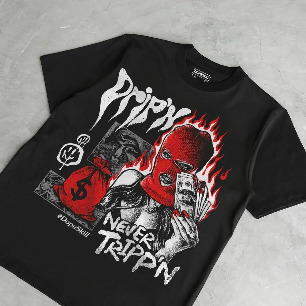DopeSkill Graphic Tee Streetwear Hip Hop Hypebeast Street Style Unisex T-Shirt Sneaker Colour Matching Shirts Cool Flexing