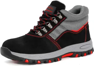ESTAMICO Steel Toe Work Boots For Men Puncture Proof Industrial & Construction Boot Waterproof Safety Shoes