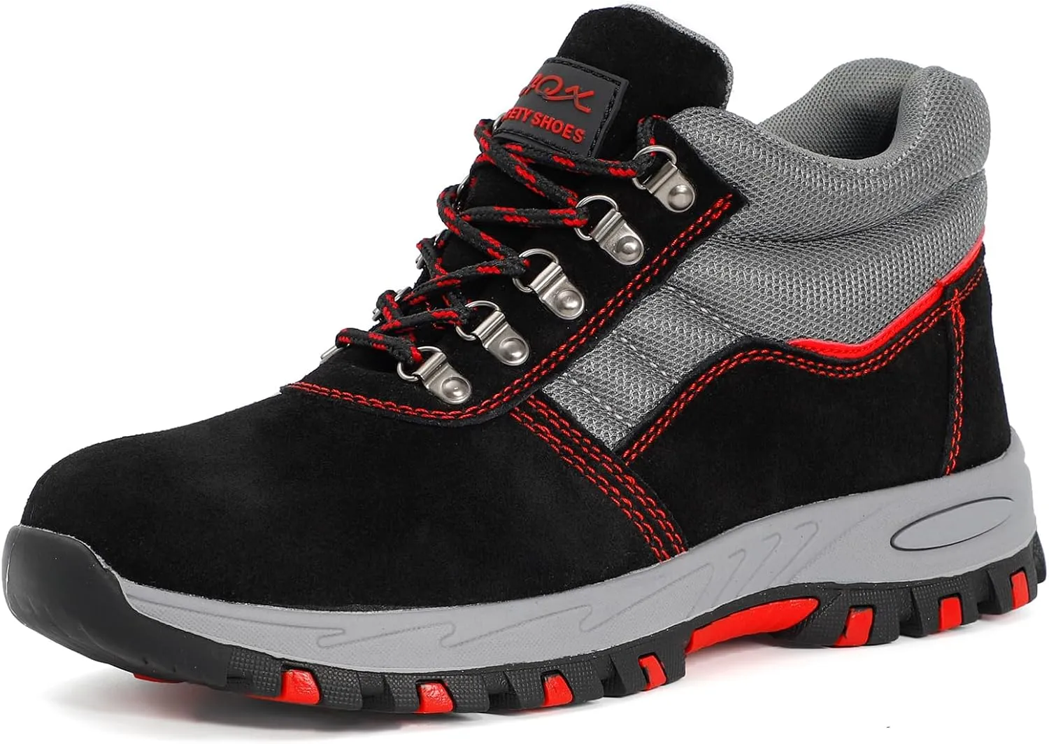 ESTAMICO Steel Toe Work Boots For Men Puncture Proof Industrial & Construction Boot Waterproof Safety Shoes