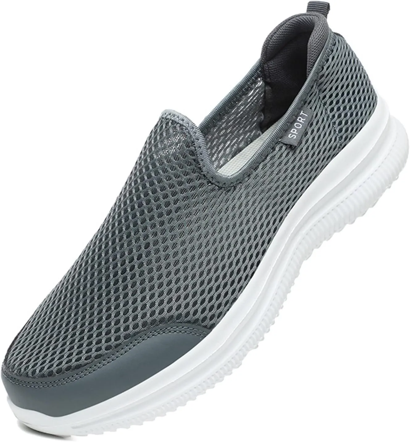 Fashion Summer Men Breathable Mesh Flat Elastic Casual Shoes Mens Sneaker Socks Sneaker