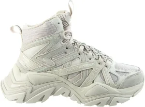 Fila Electrove 2 High Womens Sneaker, Silver Grey/White Sand/Metallic Silver, 7 B (M) US