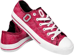FOCO womens Ncaa College Team Logo Fashion Low Top Canvas Sneakers Shoes