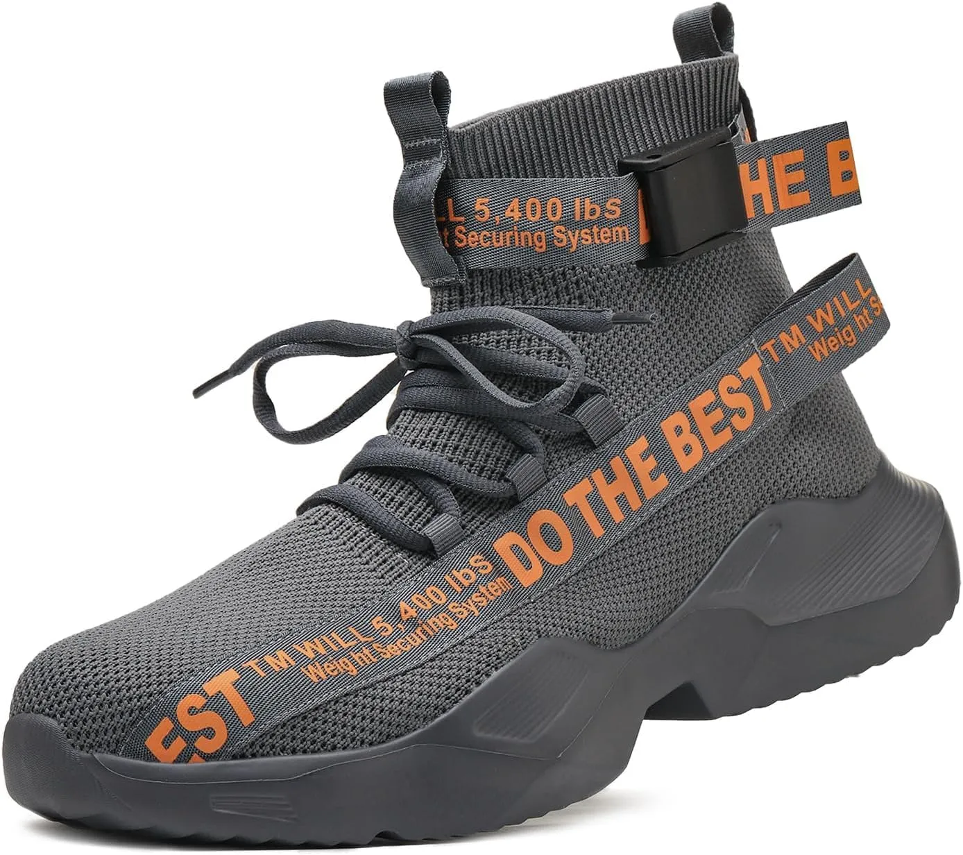 Furuian Steel Toe Shoes for Men Women Comfortable Lightweight Safety Snekaers Industrial Construction Work Shoes for Men