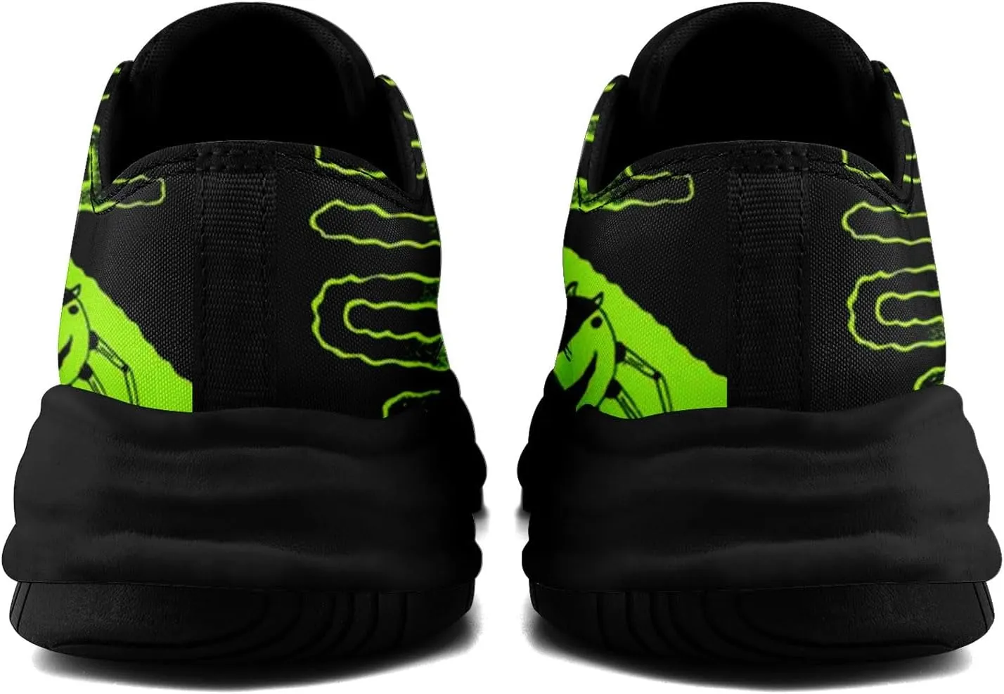 Gothic Skull Print Sneakers for Men Women – Low Top Canvas Shoes with Rubber EVA Sole, Punk Streetwear Fashion