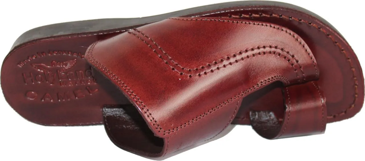 Holy Land Market Men/Women Biblical Jesus Leather Sandals/Slides From Jerusalem (Phillip Style I)