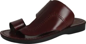 Holy Land Market Men/Women Biblical Jesus Leather Sandals/Slides From Jerusalem (Phillip Style I)