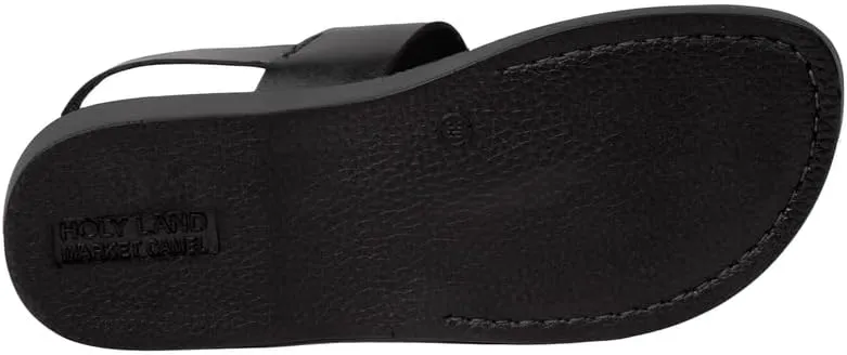 Holy Land Market Unisex Adults/Children Genuine Leather Biblical Sandals/Flip Flops/Slides/Slippers (Jesus - Yashua) Suede II