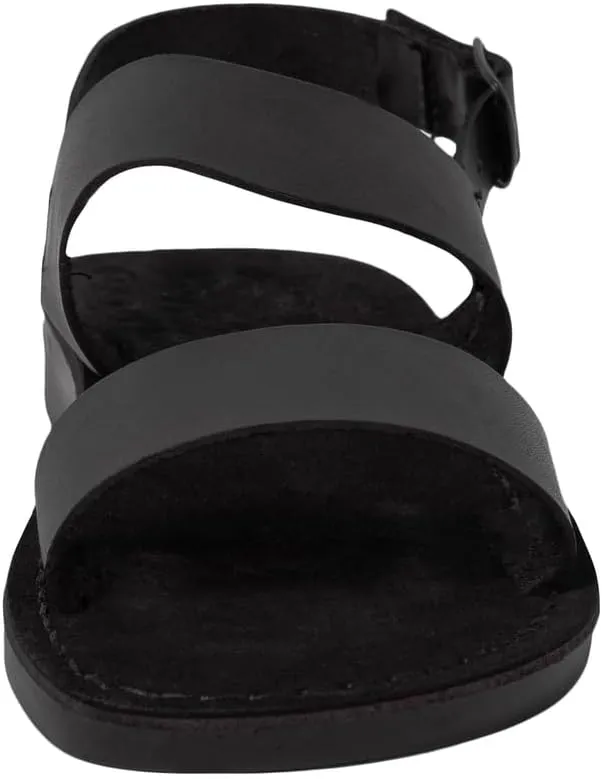 Holy Land Market Unisex Adults/Children Genuine Leather Biblical Sandals/Flip Flops/Slides/Slippers (Jesus - Yashua) Suede II