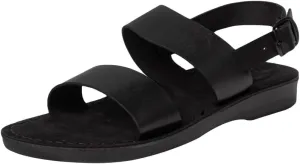Holy Land Market Unisex Adults/Children Genuine Leather Biblical Sandals/Flip Flops/Slides/Slippers (Jesus - Yashua) Suede II