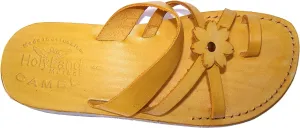 Holy Land Market Unisex Biblical Flip Flops (Jesus - Yashua) Galilee Style -Colored
