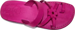 Holy Land Market Unisex Biblical Flip Flops (Jesus - Yashua) Galilee Style -Colored