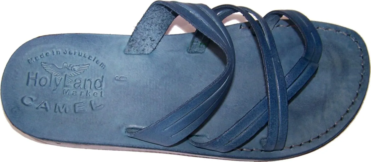Holy Land Market Unisex Biblical Sandals (Jesus - Yashua) Shepherd's Field - Colored