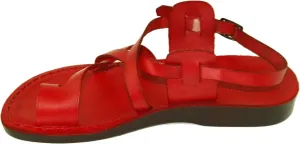 Holy Land Market Unisex Leather Biblical Sandals (Jesus - Yashua) Jesus - Colored